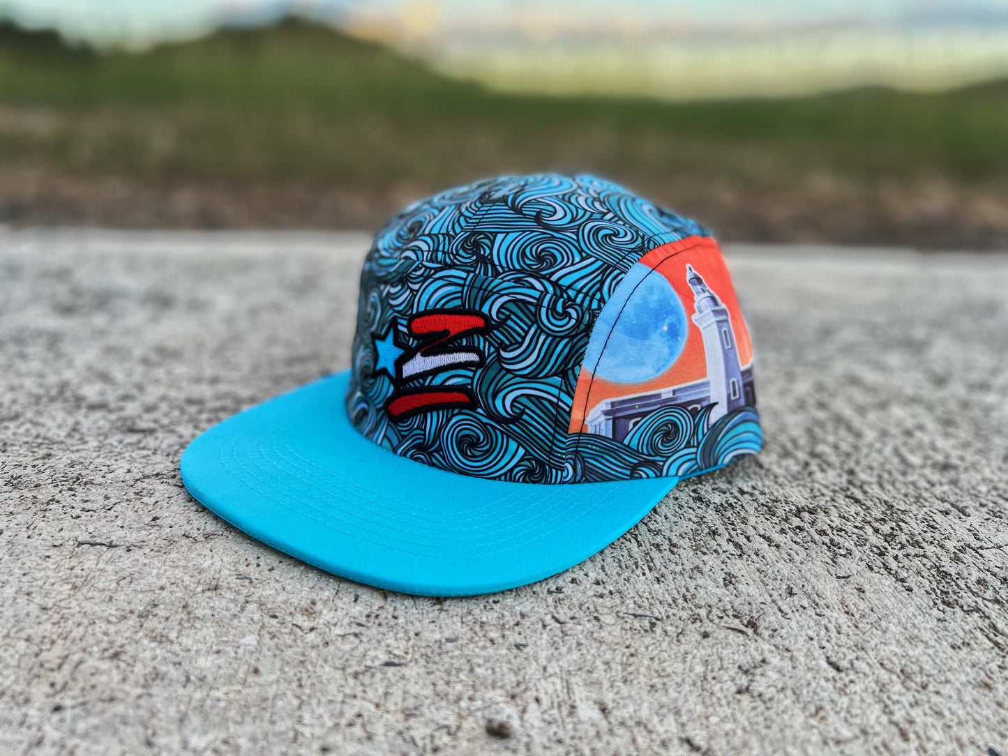 Ligthhouse 5 Panel Hat